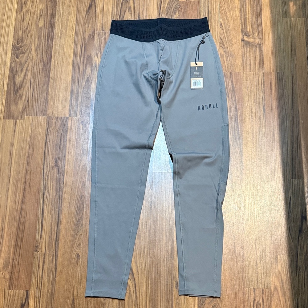 NOBULL Gray compression pants NWOT